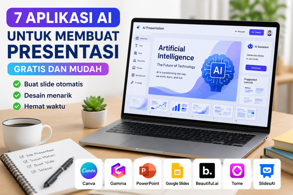 aplikasi AI untuk membuat presentasi