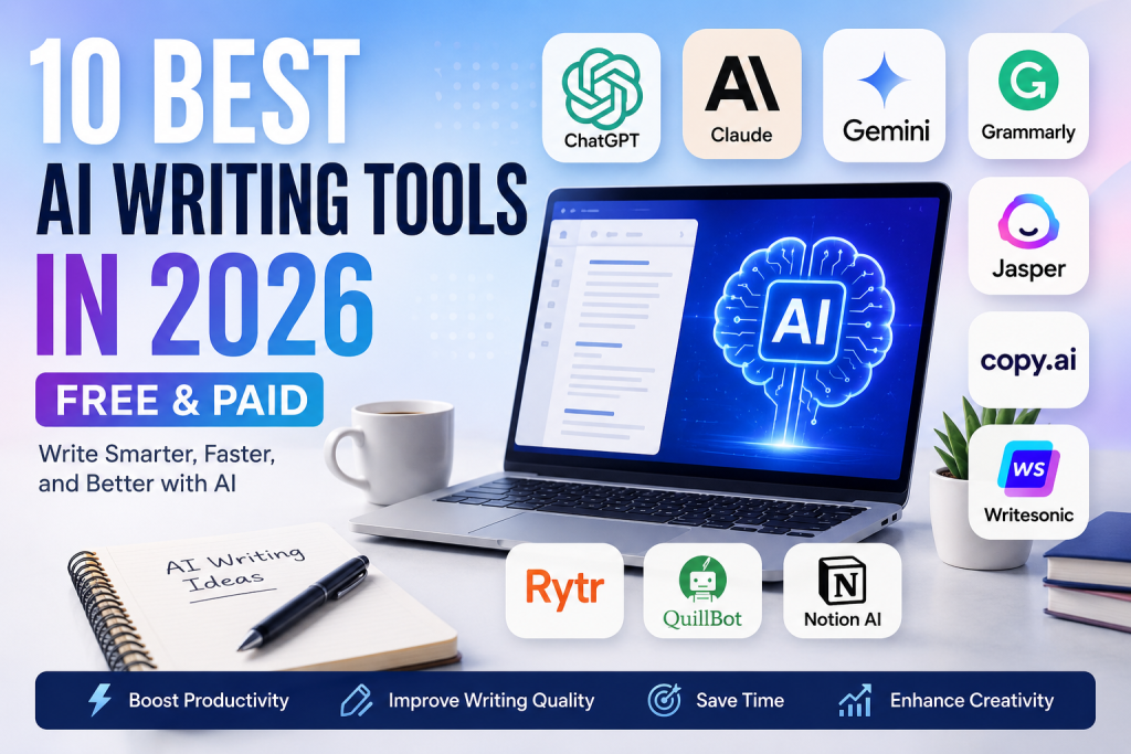 Best AI Writing Tools in 2026
