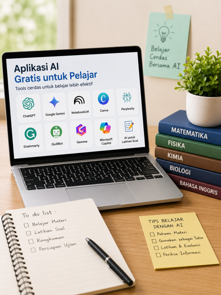 aplikasi AI gratis untuk pelajar