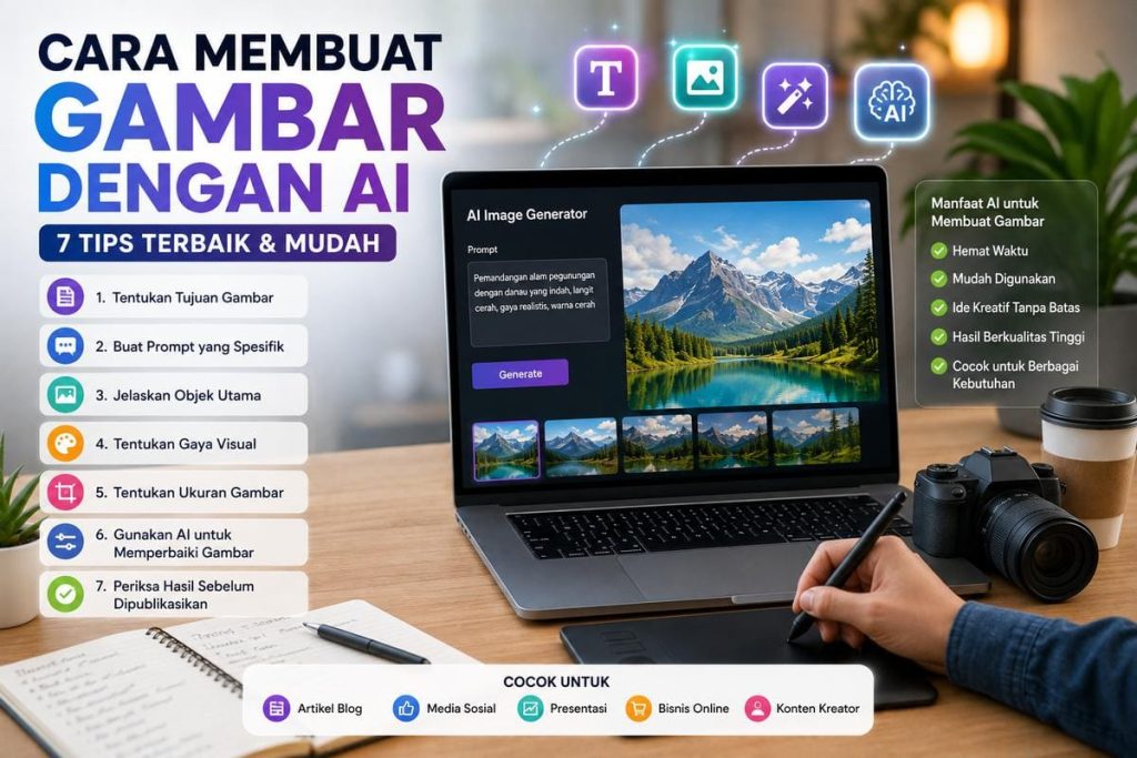 cara membuat gambar dengan AI